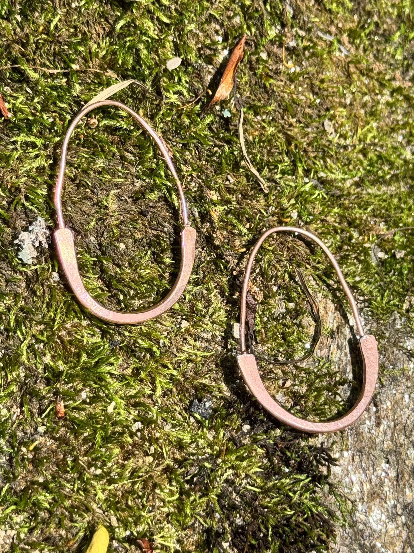 PRE-ORDER** Handmade Copper Hoop Earrings